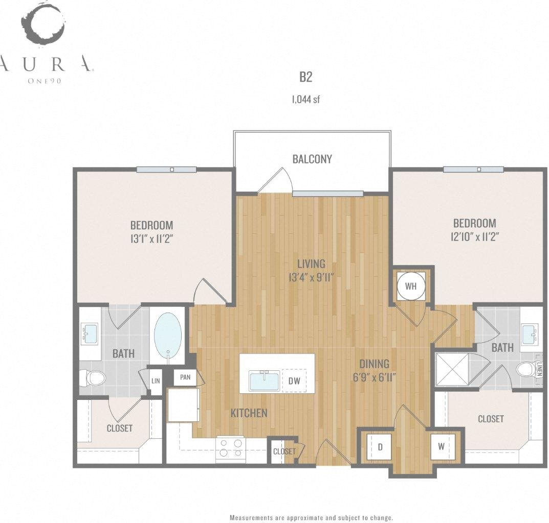 Aura One90 Apartments B2 Floor Plan Aura One90 Apartments B2 Floor Plan